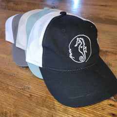 PWOW Hat Trucker or Distressed Twill with Velcro Back