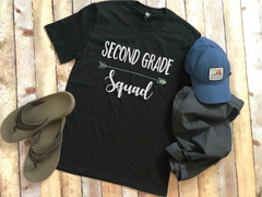 2nd Grade Squad Teacher Shirt, Second Grade Teacher Gift, First Day of School Shirt