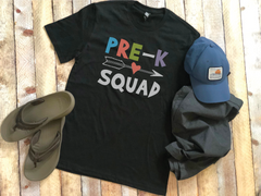 Pre K Squad Teacher Shirt, Teacher Gift, First Day of School Shirt, Preschool Teacher