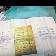 Custom Printed Recipe Tea Towel / Original Handwriting / Recipe Tea Towel / Handwritten Recipe / Family Recipe / Grandma's Recipe