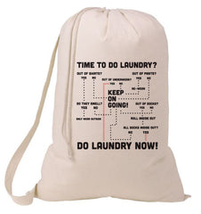 Grad Gift Time To Do The Laundry Flow Chart Laundry Bag, Humorous Laundry Bag, College Hamper, College Student Gift- Graduation Gift- MCInc