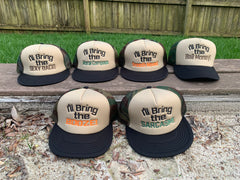 Camouflage Foam Trucker Hats, Bachelor Party or Bachelorette Party I'll Bring The Customized Hats
