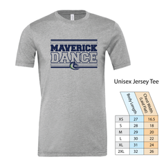 Mill Creek Maverick Dance Small Mascot Unisex Bella CVC T-Shirt or Gildan Sweatshirt