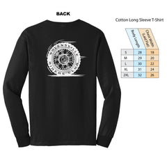 Wheel Design Long Sleeve Tee Shirt