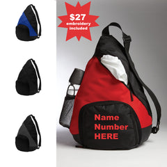 Sport Sling Back Packs Personalized with Name, Personalized Ball Bag