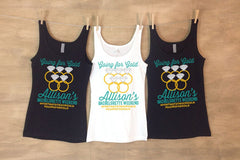 Going For Gold Bachelorette Bash Personalized Bachelorette Party Tanks - Sets