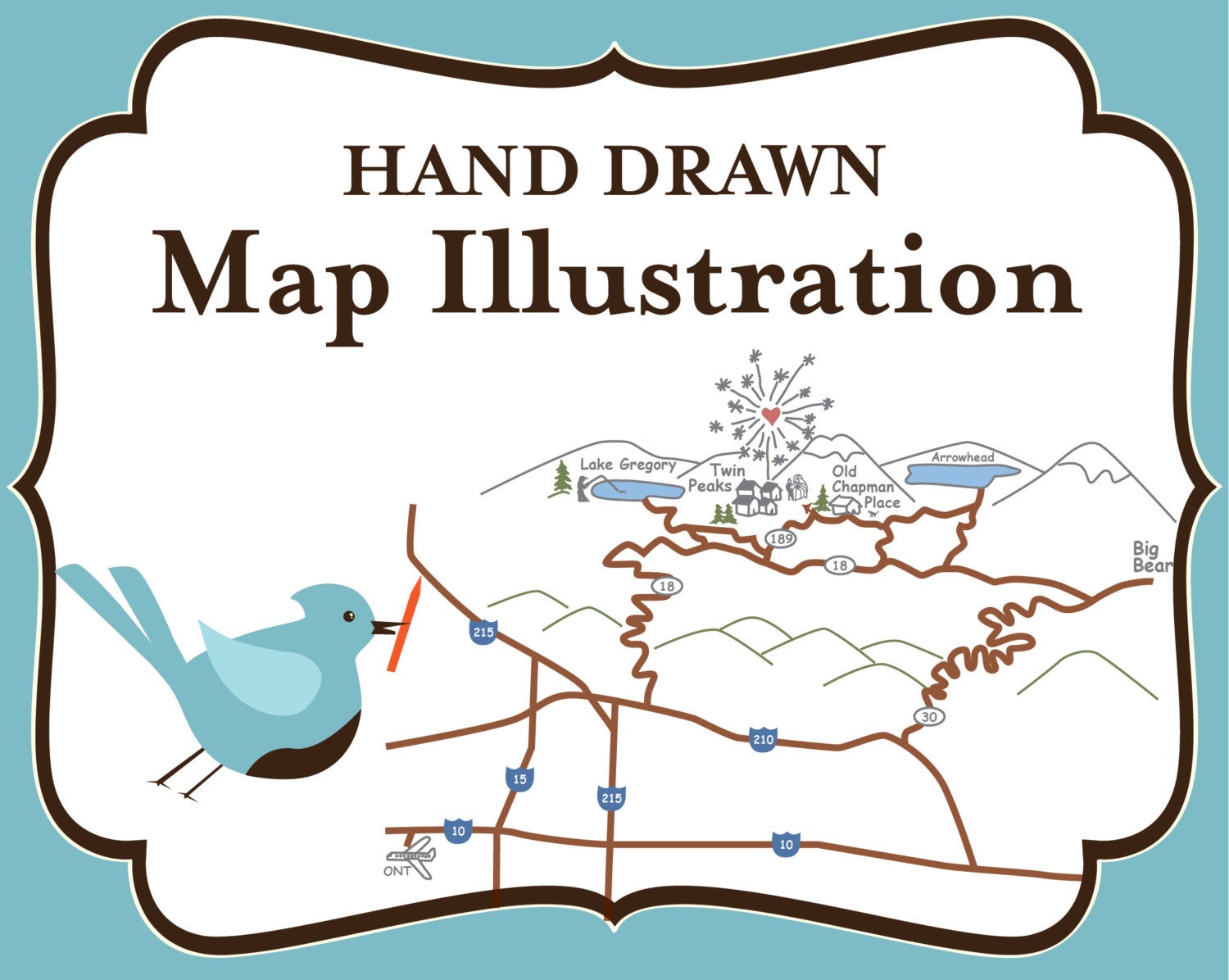 ADD ON Hand Drawn Map
