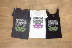 Hurricane Campaign New Orleans Bachelorette Bash Personalized Bachelorette Party Shirts - Sets
