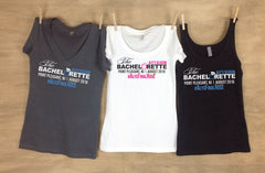 The Bachelorette Bachelorette Party Shirts-Personalized Shirt with name, date and location-Custom Group shirts