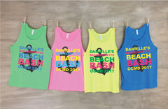 Beach Bash and Anchor Beach Tanks with Personalization