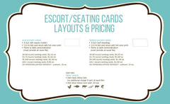 Rocky Mountains Escort/Seating Cards with Bear