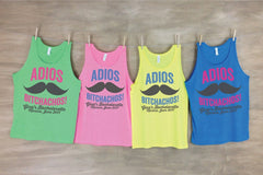Adios Bitchachos Bachelorette Party  Beach Tanks with Personalization