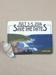 Oregon Coast Save the Date postcards