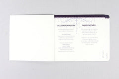Chandelier Wedding Invitation Booklet Livret with Tear-off RSVP Postcard
