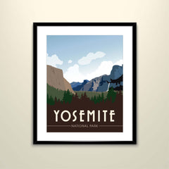 Yosemite National Park Tunnel View Wedding Landscape 11x14 Poster