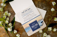 Costa Rican Sunset Landscape Wedding Livret Booklet 2pg Invitation/ RSVP postcard