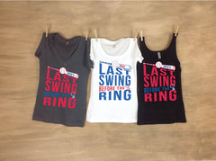 Last Swing Before the Ring with Personalization Baseball Bachelorette // Customizable Single or Sets w/ Bulk Discounts FREE Shipping