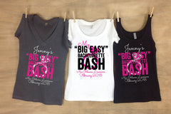 Big Easy Bachelorette Bash New Orleans Bachelorette Party Personalized Shirts - Sets // NOLA Bachelorette Bash Shirts