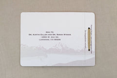 Grand Teton Purple Mountains 4pg Booklet Wedding Invitation