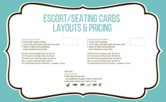 Newport Beach California Coast at Sunset Tented Escort Cards // Escort Cards // Seating Cards