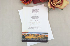 Fall Egg Harbor Village 5x7 Welcome Party Invitation // Wedding Welcome Party Invite - TE1