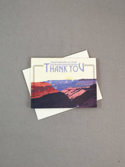 Grand Canyon Thank You Cards / Arizona / Wedding Thank You Cards Broad fold Wedding with A2 Envelopes