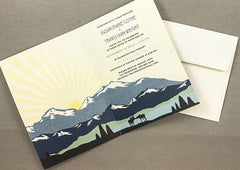 Montana Greeting Card Wedding Invitation