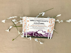 Fall Pikes Peak Purple Mountains and Birch Trees 5x7 Wedding Invitation with A7 Envelopes // Fall Colorado Mountain Wedding Invitation