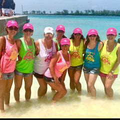 Last Sail Before the Veil Bachelorette Beach Tanks with Personalization - AH1