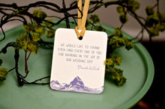 Iceland Purple Mountains with Northern Lights GIft Tags // Thank You Tags // Bookmarks // BP1