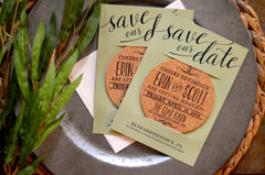 Mint Green Save the Date Cork Coaster Save the Date with Engagement Photo // Cheers to Forever Wedding Cork Coaster