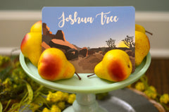 Wedding Sign Joshua Tree National Park Desert Cactus Landscape, 5x7 FLAT Craftsman Table Number