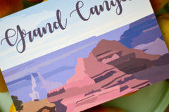 Wedding Sign Grand Canyon Desert Valley Cliff Landscape 5x7 FLAT Craftsman Table Number