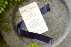 Carmel-by-the-Sea California Landscape Strata Layered Wedding Invitation w/ RSVP Postcard and Details Card