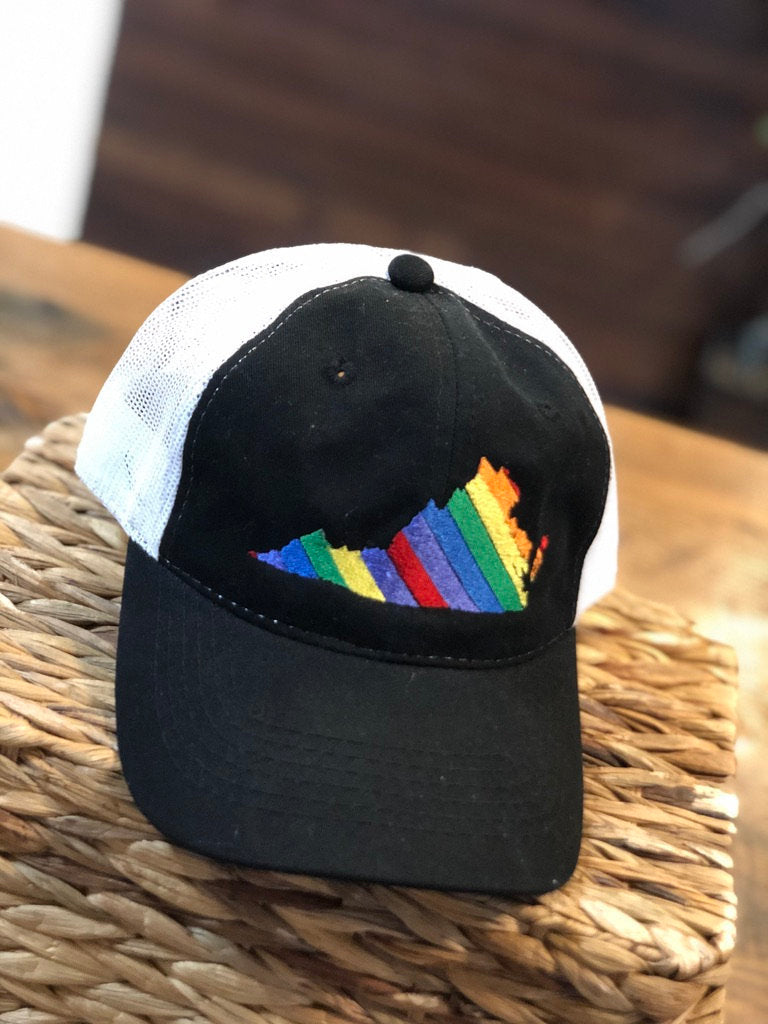 Virginia Pride Hat, State Pride Hat, Pride Hat, Rainbow State, Rainbow Hat, State Hat