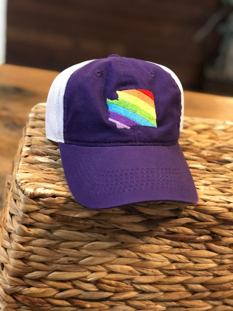 Washington Pride Hat, State Pride Hat, Pride Hat, Rainbow State, Rainbow Hat, State Hat