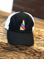 New Hampshire Pride Hat, State Pride Hat, Pride Hat, Rainbow State, Rainbow Hat, State Hat