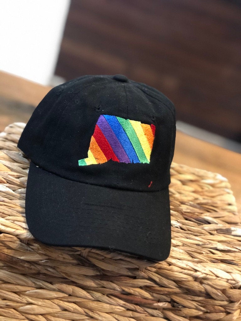 Connecticut Pride Hat, State Pride Hat, Pride Hat, Rainbow State, Rainbow Hat, State Hat