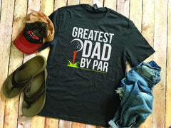 Best Dad By Par Golf Father's Day Shirt-Dad Golf Shirt