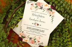 Mini Wedding Invitation, 25 printed Invitations with Envelope, Choose from hundreds of our designs, Destination Wedding, Custom Invites