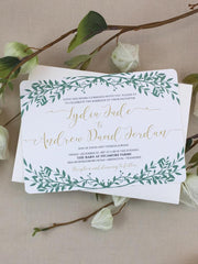 Micro Wedding Invitation, 10 printed Invitations with Envelope, Choose from hundreds of our designs, Destination Wedding, Custom Invites
