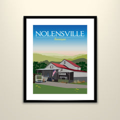 Amish Feed Mill Nolensville Historic District, Nolensville Poster (frame not included) // 11x14 Wall Art Print