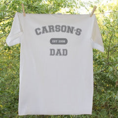 Dad Established in, Personalized Fathers Day Shirt