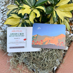 Figueroa Mountain Farmhouse Landscape Craftsman Save The Date Postcard - BP1