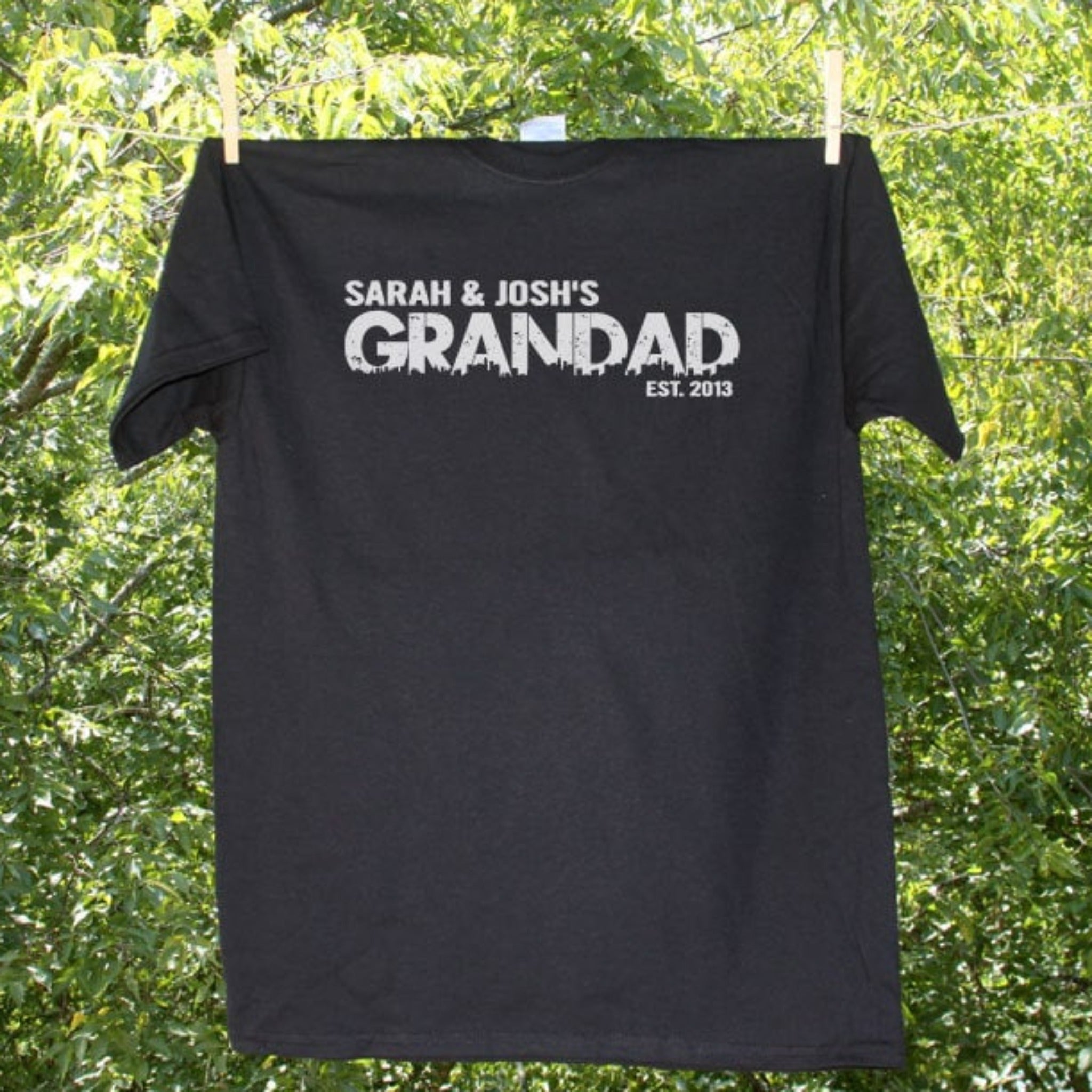 GRANDPA or GRANDAD Personalized - Fathers Day Shirt
