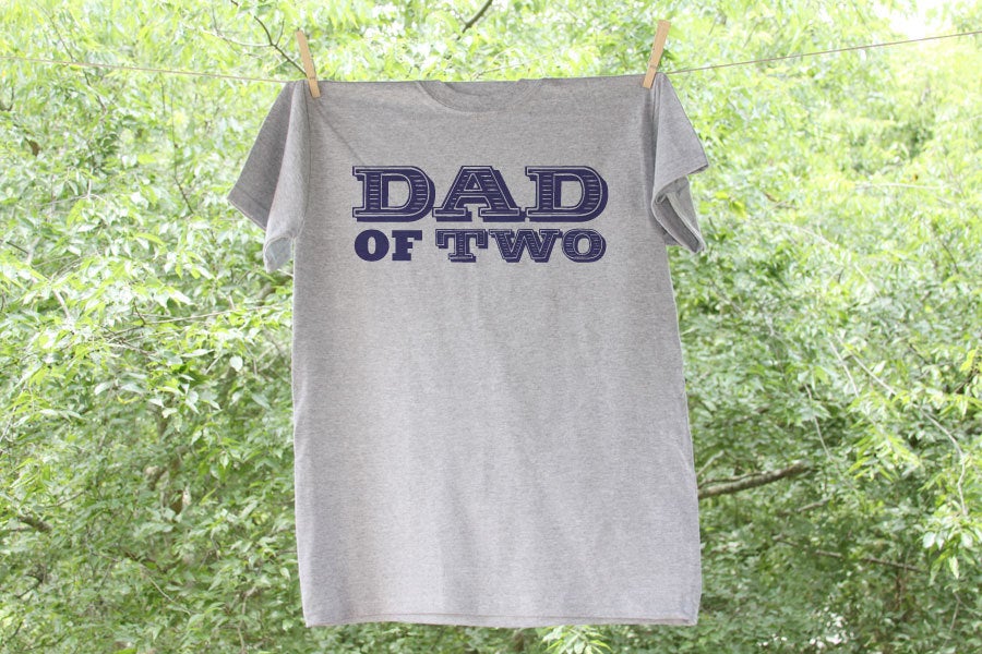 Dad of Number of Children with names on back // Father&#39;s Day - TW