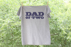Dad of Number of Children with names on back // Father's Day - TW