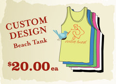 Custom Neon Beach Tanks - Personalized Bachelorette Tanks Neon - Custom Designed Tanks - Personalized Bridal Party Shirts