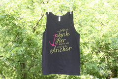 Bachelorette Party - Help us tank her before she drops anchor - Personalized Bachelorette Beach Tanks