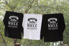 Southern Belles Raising Hell Bachelorette // Personalized Party Shirts // LONG SLEEVE Shirts - GC